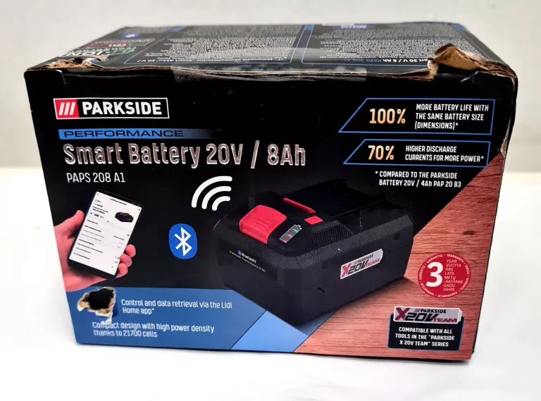 Parkside Performance Smart Battery PAPS 208 A1 20V 8Ah 