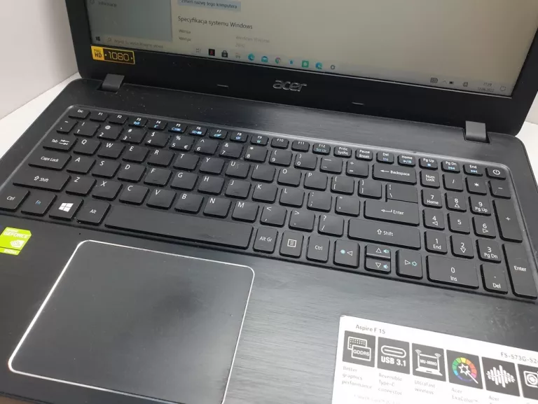 ACER ASPIRE F5-573G-524K/ I5-7200U/ 4GB/ 1TB+128G