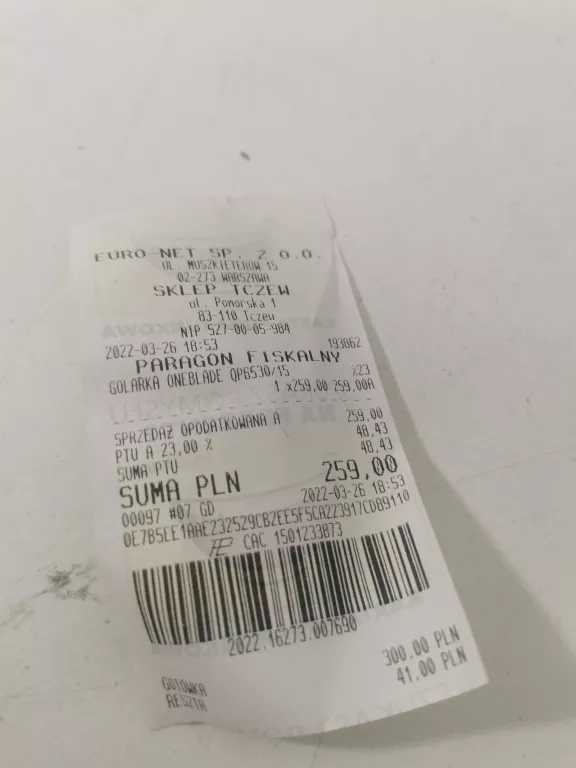 GOLARKA PHILIPS ONEBLADE PRO PUDEŁKO GWAR
