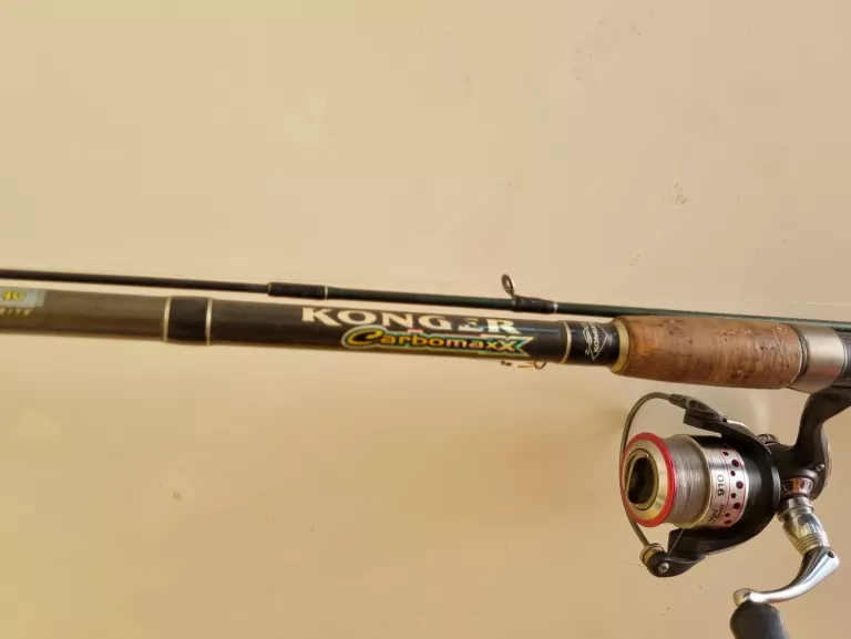 WĘDKA KONGER CARBOMAXX SPIN 240/40+ KOŁOWROTEK