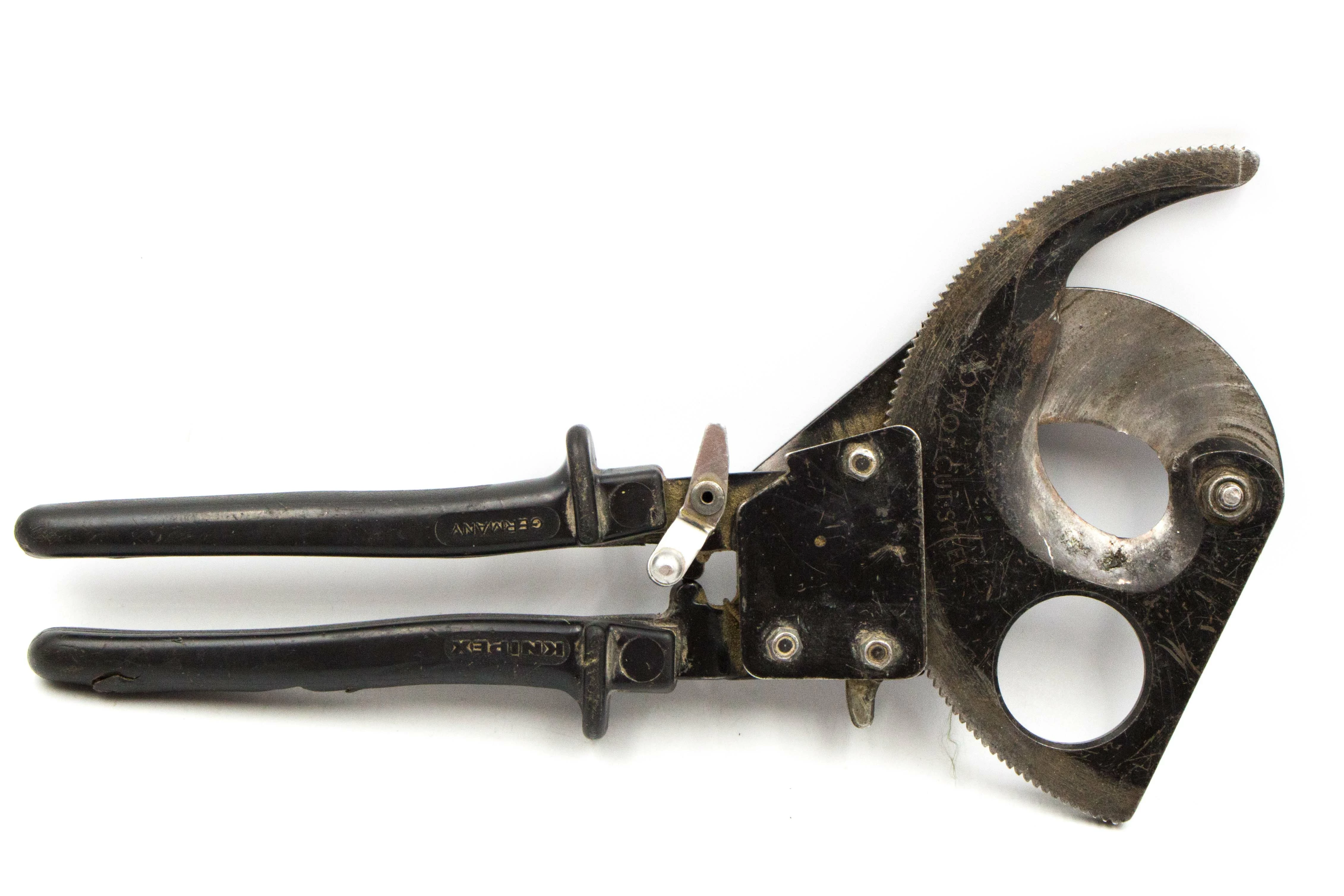 nozyce-zapadkowe-knipex-do-kabli-stan-uzywany