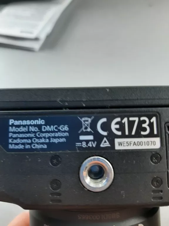 PANASONIC LUMIX DMC-G6K/KOMPLET/DOWÓD ZAKUPU