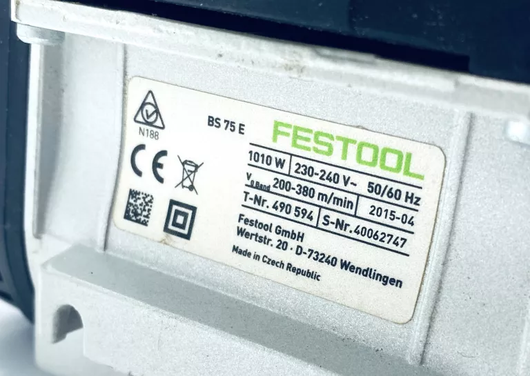 SZLIFIERKA TAŚMOWA FESTOOL BS 75 E