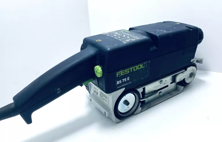Ponceuse à Bande Festool BS75E-Plus 1010W - Puissante, équilibrée - Idéale Pour Le Ponçage Fin Et Grossier, Fournie Avec Accessoires