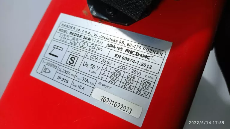 SPAWARKA INWERTOROWA REDOK 204I