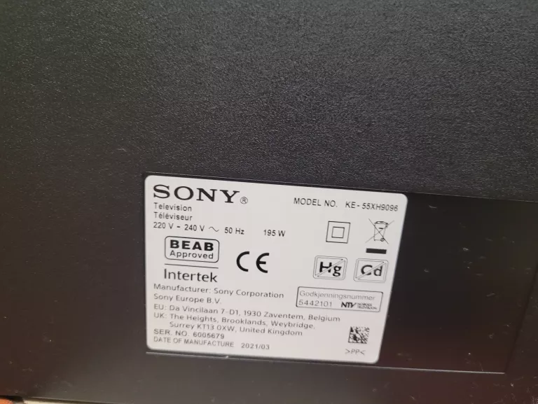 TV SONY BRAVIA 55 HX9096 ZESTAW PLUS GWARANCJA