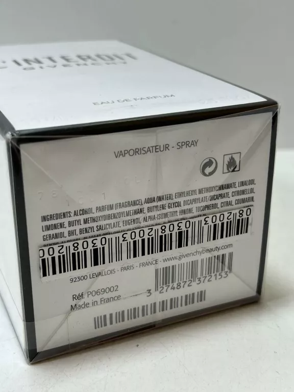 GIVENCHY L'INTERDIT 80ML