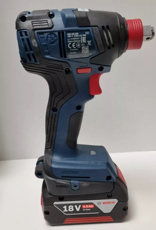 AKUMULATOROWY KLUCZ UDAROWY BOSCH GDX 18V-200 C