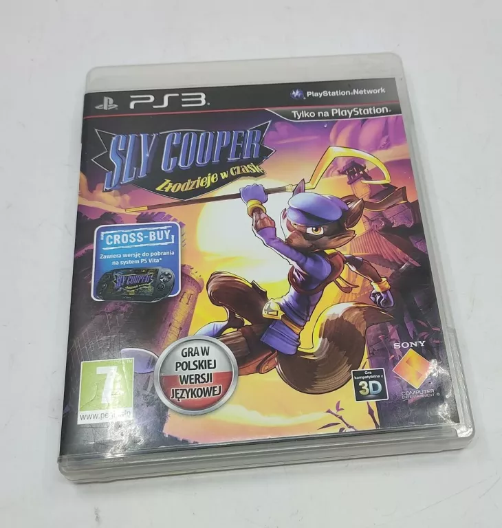 GRA PS3 SLY COOPER ZŁODZIEJE W CZASIE POLECAMY!!!