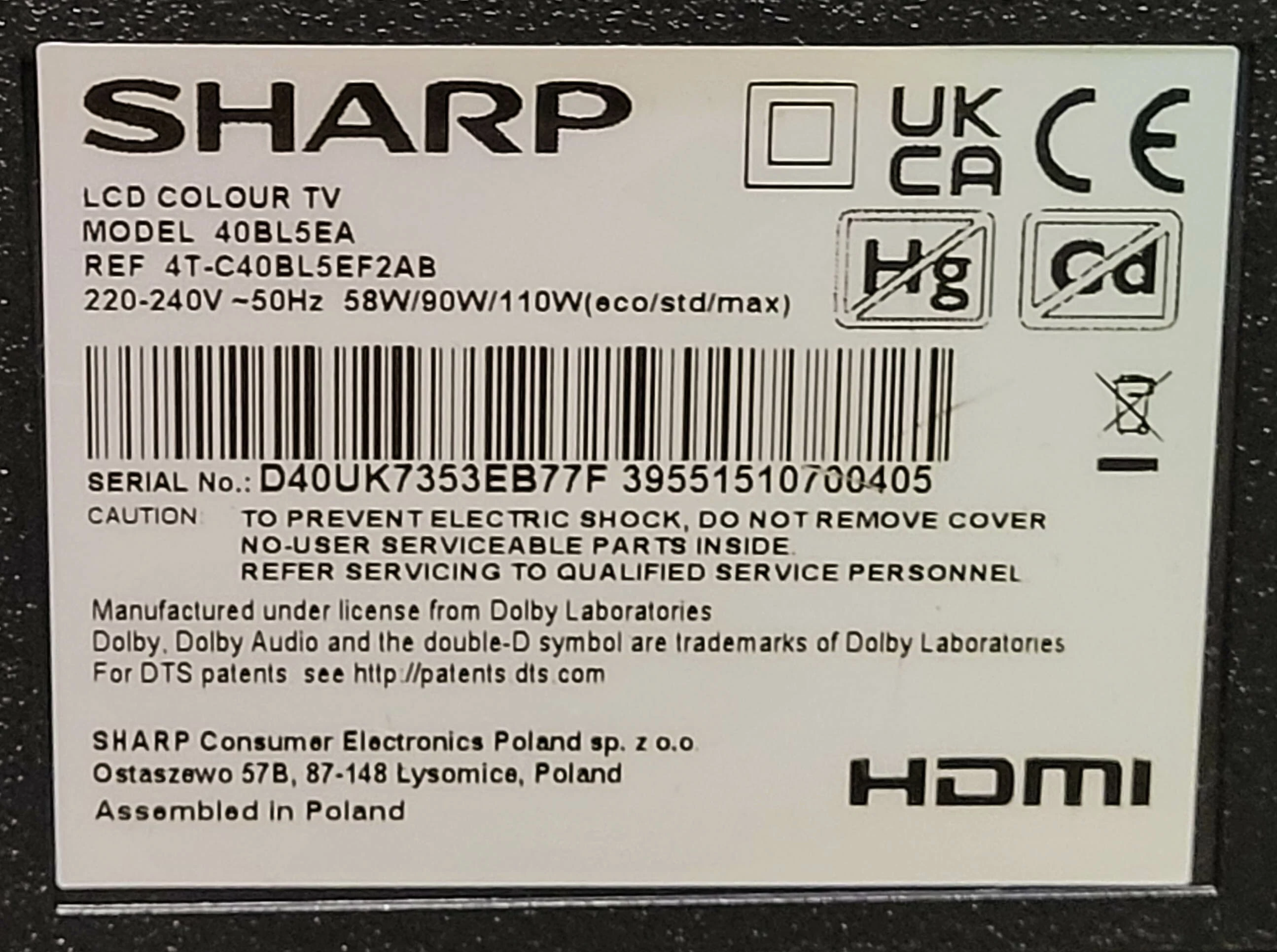 telewizor-sharp-40bl5ea-40-4k-uhd-smart-opis-kod-producenta-tvashalcd0099