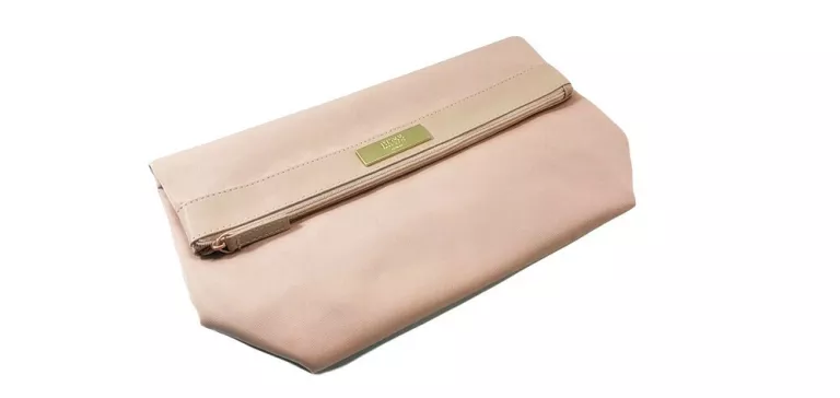 ELEGANCKA POJEMNA ORYGINALNA DAMSKA KOSMETYCZKA HUGO BOSS RÓŻOWA