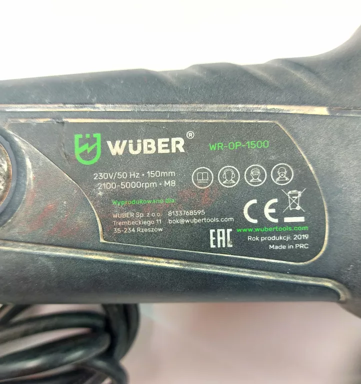 POLERKA SAMOCHODOWA WUBER WR-OP-1500