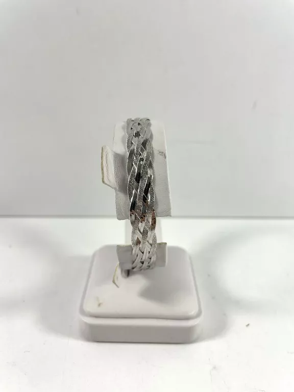 nowa-srebrna-biala-bransoletka-pleciona-89g-19cm-ean-gtin-4898118048184