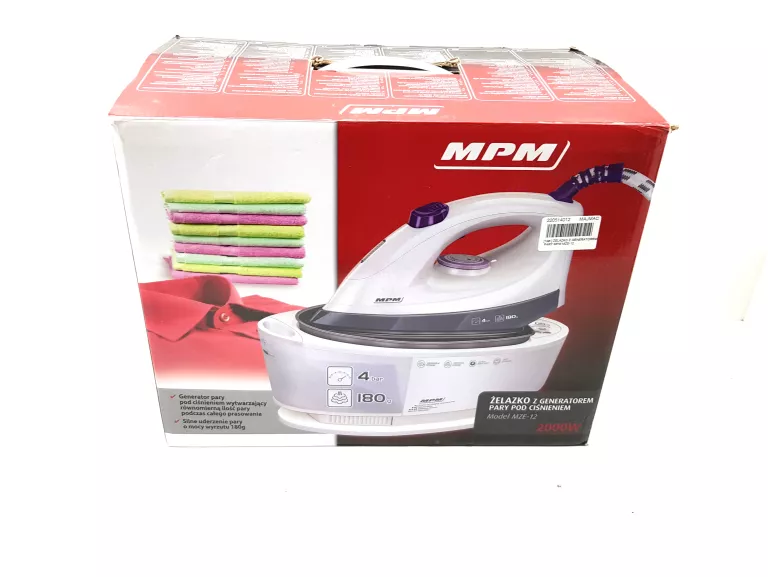 ŻELAZKO Z GENERATOREM PARY MPM MZE-12