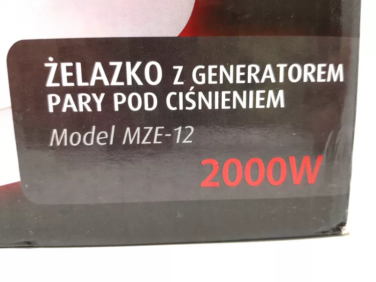 ŻELAZKO Z GENERATOREM PARY MPM MZE-12