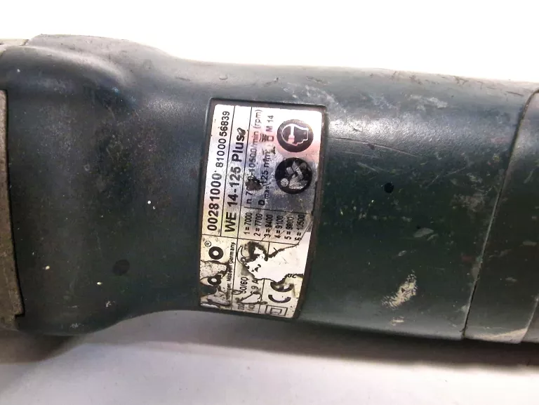 SZLIFIERKA METABO WE 14-125 PLUS