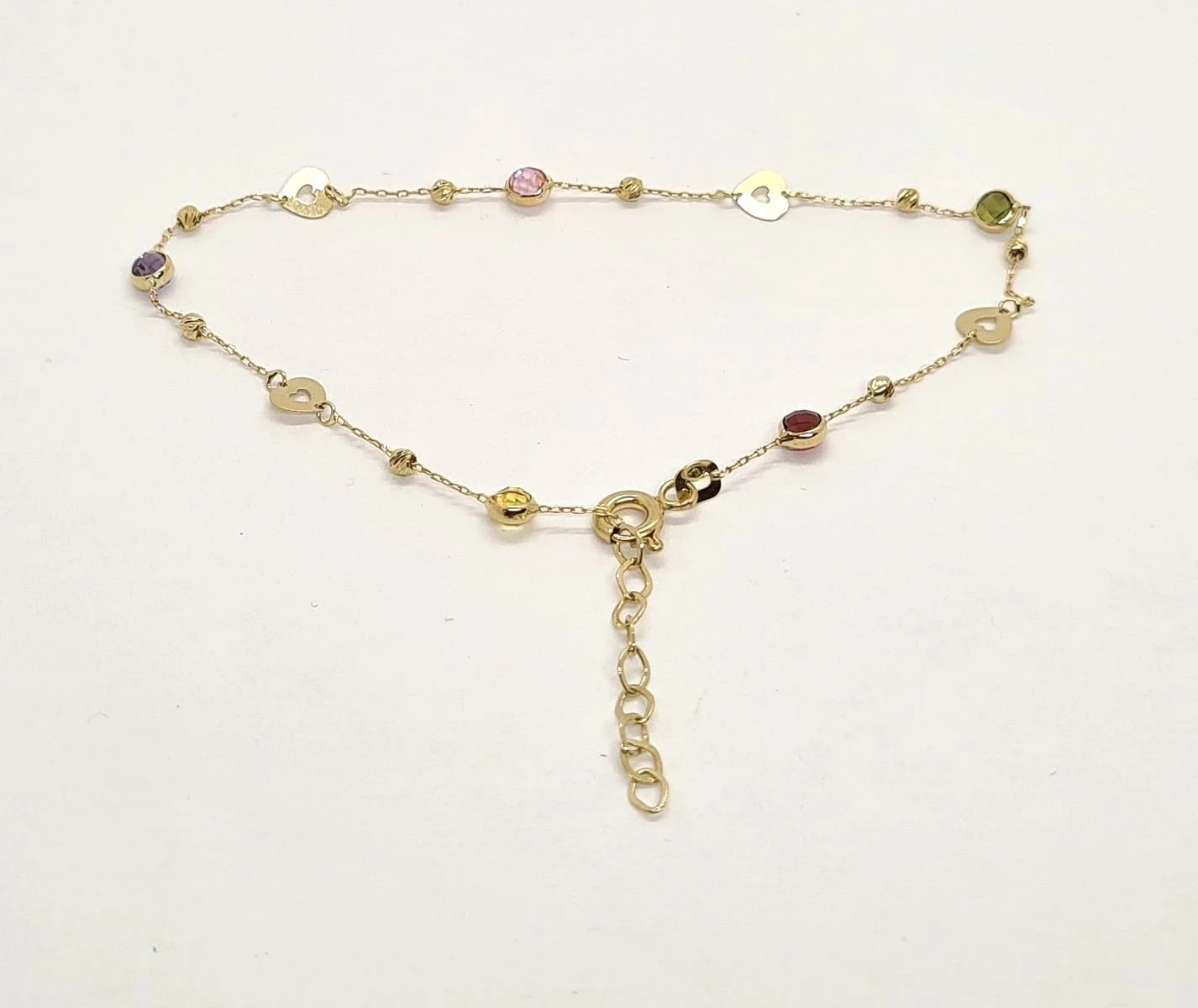 sliczna-zlota-bransoletka-serduszka-585-121g-18-kolor-dominujacy-205826-225106