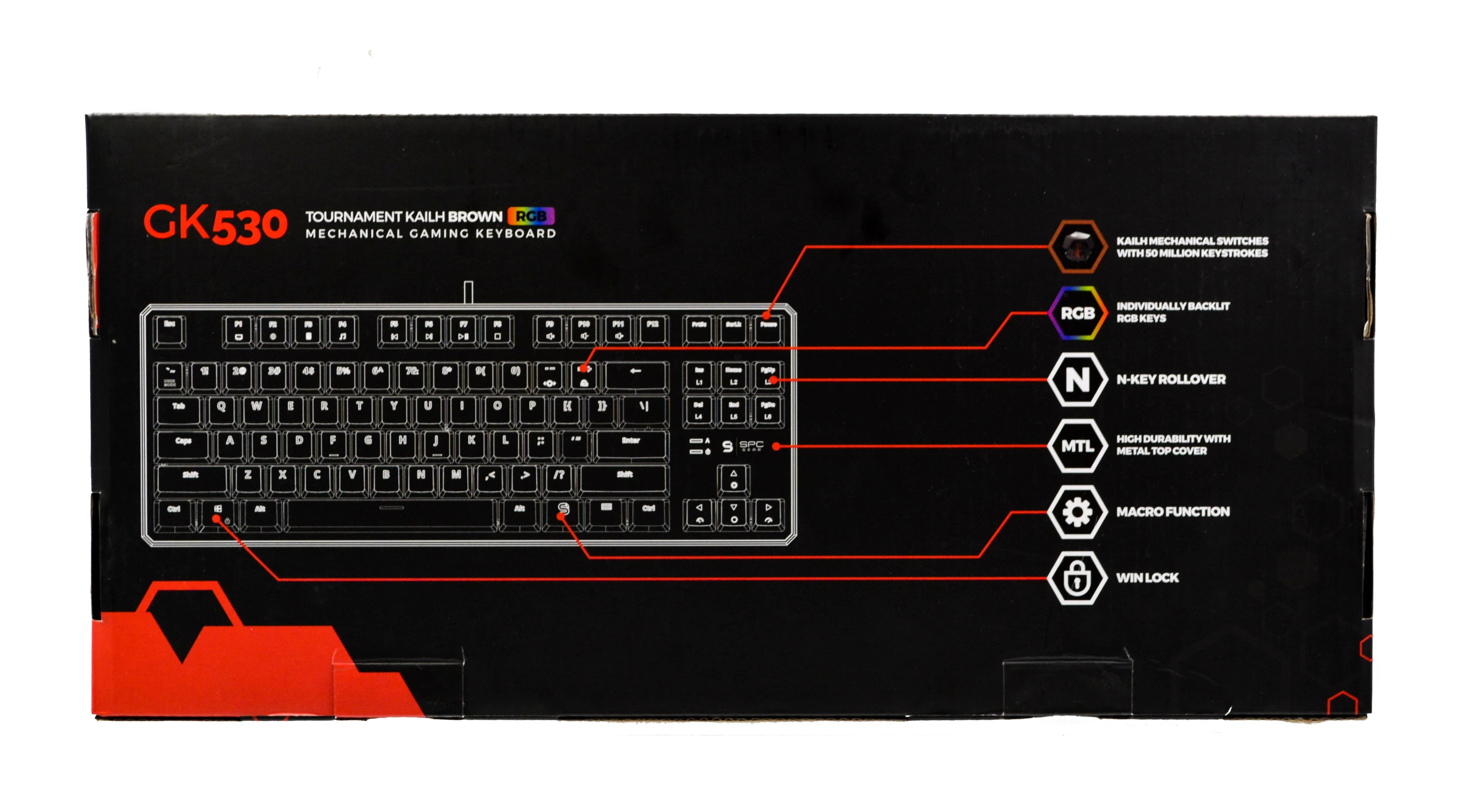 klawiatura-mechaniczna-spc-gear-gk530-stan-uzywany