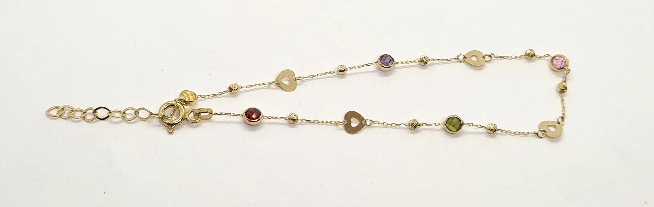 sliczna-zlota-bransoletka-serduszka-585-121g-18-kamien-17088-4194304