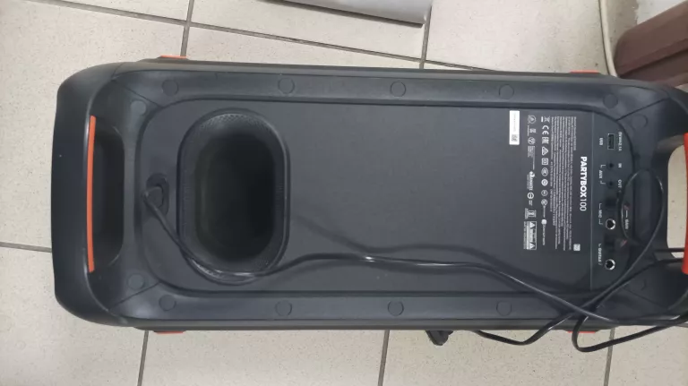 GŁOŚNIK PRZENOŚNY JBL PARTYBOX 100 CZARNY @WARTO!