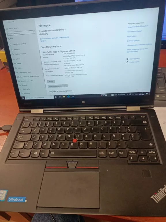 LENOVO THINKPAD X1 YOGA I7-6500U 8/256