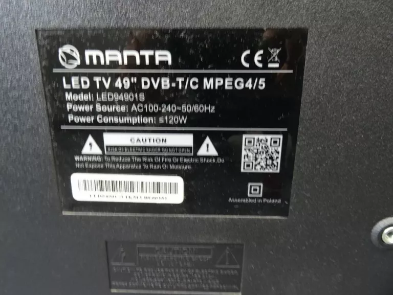 TV MANTA 49" LED94901S PILOT