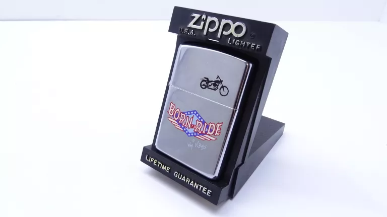 ZAPALNICZKA ZIPPO VIII 1993 BORN TO RIDE ZESTAW