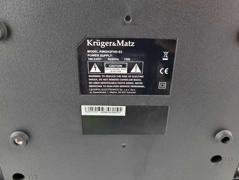KRUGER&MATZ KM0243FHD 43" SMART TV DVB-T2