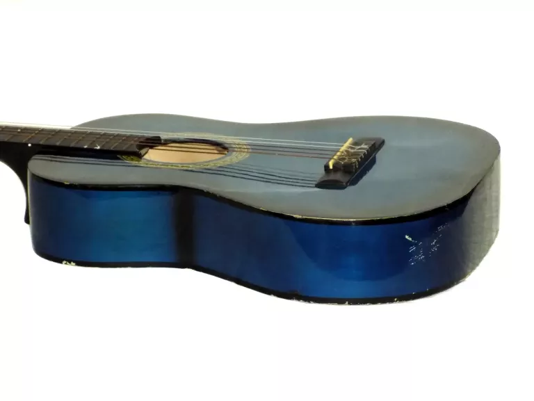 GITARA KLASYCZNA DREWNIANA NIEBIESKA BLUE (BRAK)