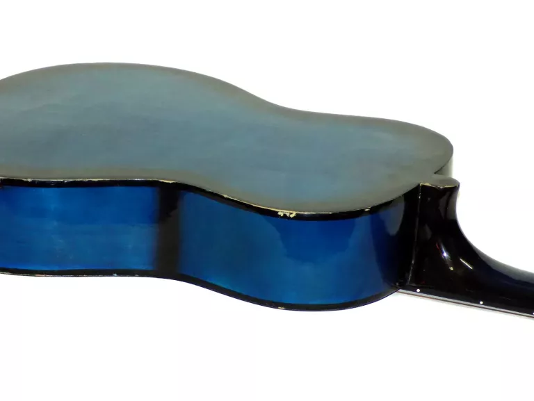 GITARA KLASYCZNA DREWNIANA NIEBIESKA BLUE (BRAK)
