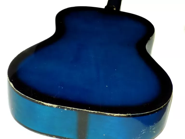 GITARA KLASYCZNA DREWNIANA NIEBIESKA BLUE (BRAK)