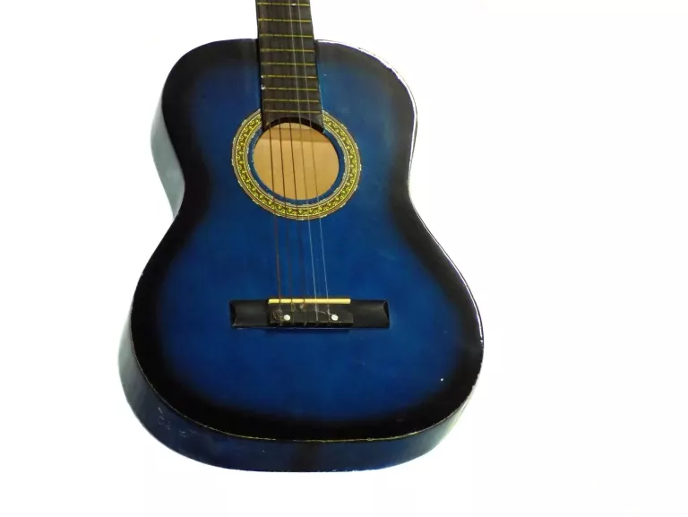 GITARA KLASYCZNA DREWNIANA NIEBIESKA BLUE (BRAK)