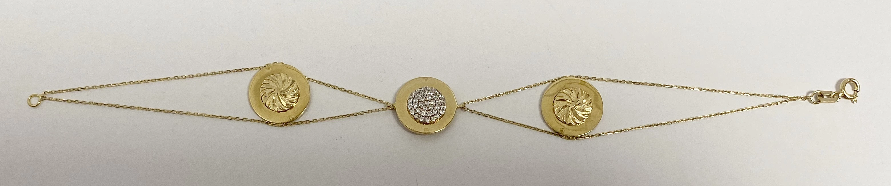 wyjatkowa-zlota-bransoletka-z-3-kolkami-ct-585-stan-11323-238058