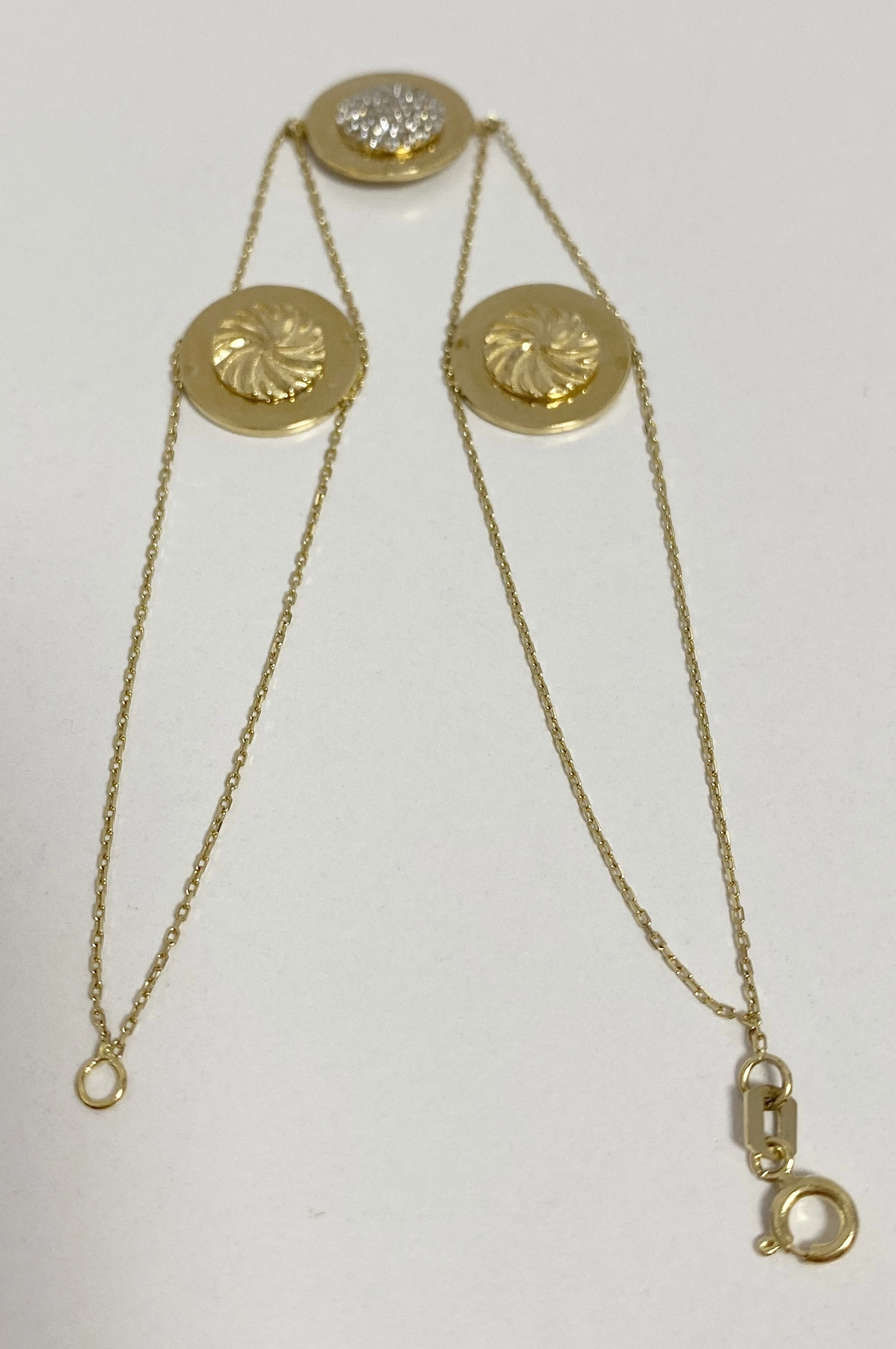 wyjatkowa-zlota-bransoletka-z-3-kolkami-ct-585-rodzaj-2205-2