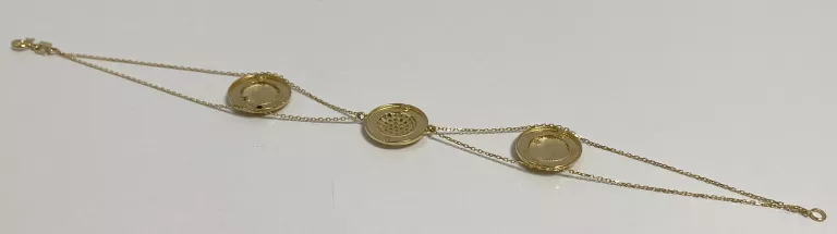 wyjatkowa-zlota-bransoletka-z-3-kolkami-ct-585-dlugosc-calkowita-1800