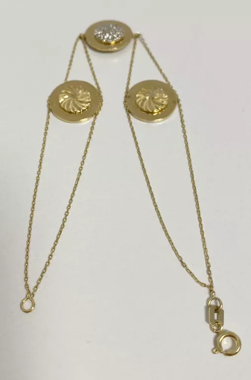 wyjatkowa-zlota-bransoletka-z-3-kolkami-ct-585-rodzaj-2205-2