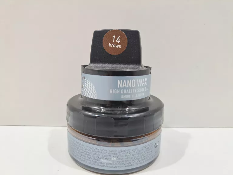KREM DO BUTÓW NANO WAX DO SKÓR GŁADKICH / BRĄZ