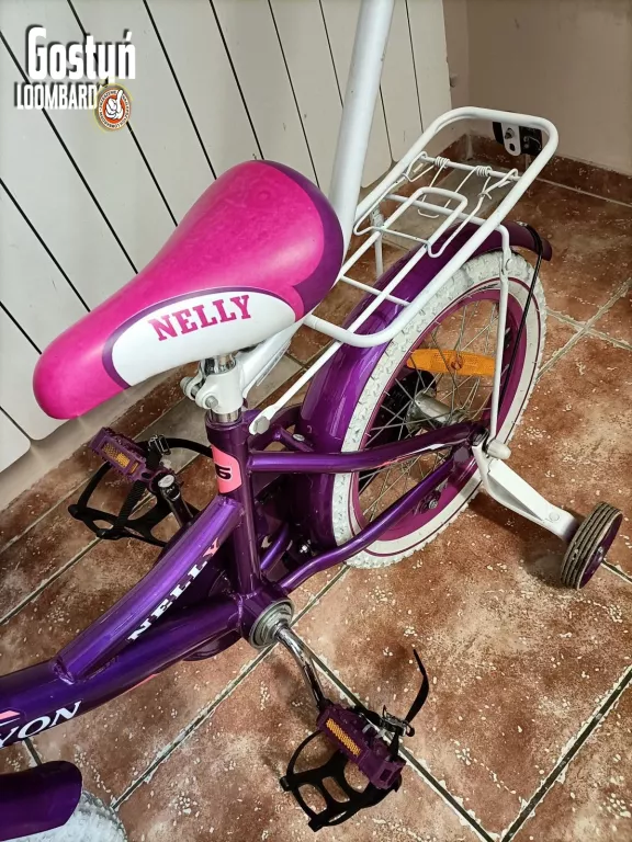 ROWER DZIECIĘCY 16" RAYON NELLY Z POPYCHACZEM