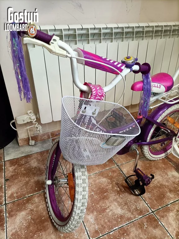 ROWER DZIECIĘCY 16" RAYON NELLY Z POPYCHACZEM