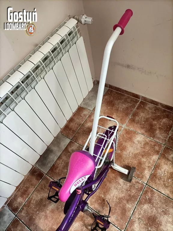 ROWER DZIECIĘCY 16" RAYON NELLY Z POPYCHACZEM