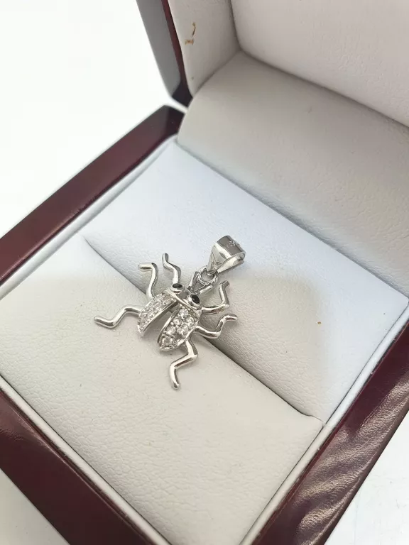 SREBRNA CHRABĄSZCZOWA ZAWIESZKA! 1,2G! 925