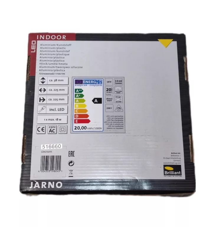 LAMPA BRILLIANT JARNO G94256/05 LED