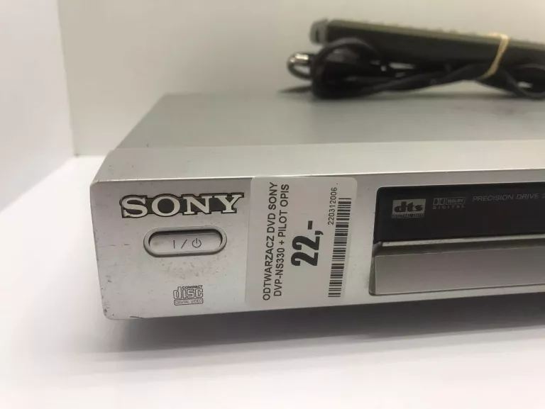 ODTWARZACZ DVD SONY DVP-NS330 + PILOT OPIS