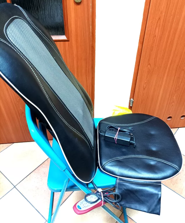 MASAŻER MATA MASUJĄCA HARMEDY CZARNA EKO SKÓRA