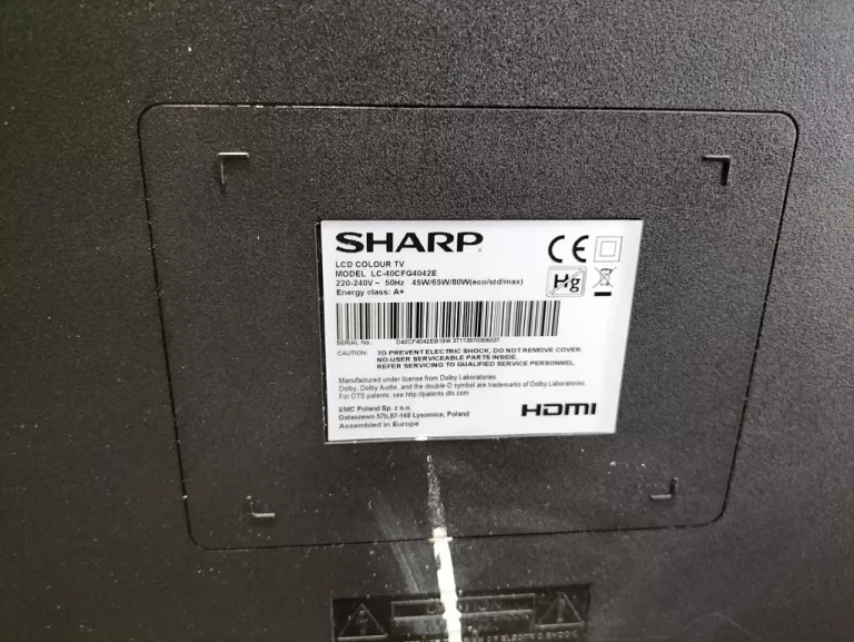 TELEWIZOR SHARP LC-40CFG4042E 40 CALI LED FULL HD