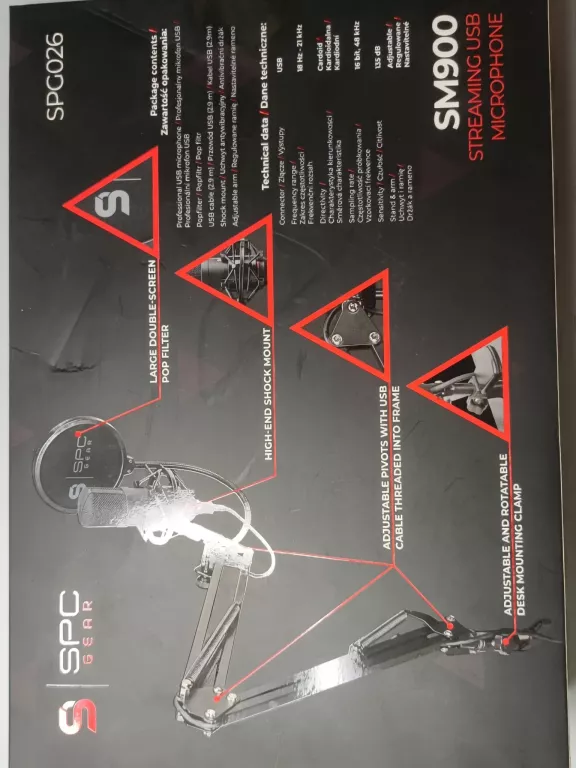MIKROFON SPC GEAR SM900 SPG026