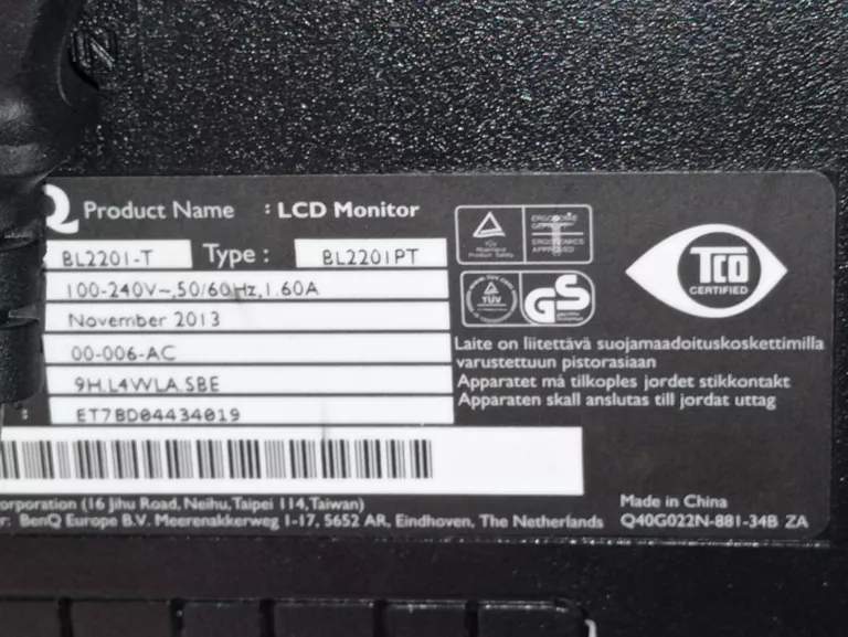 MONITOR LED BENQ BL2201PT 22