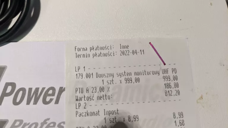 DOUSZNY SYSTEM ODSŁUCHOWY PD800 *GWARANCJA*