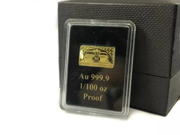 SZTABKA ZŁOTA 999 0,31G