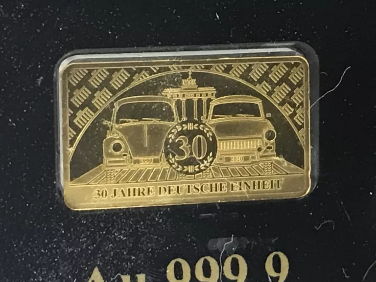 SZTABKA ZŁOTA 999 0,31G